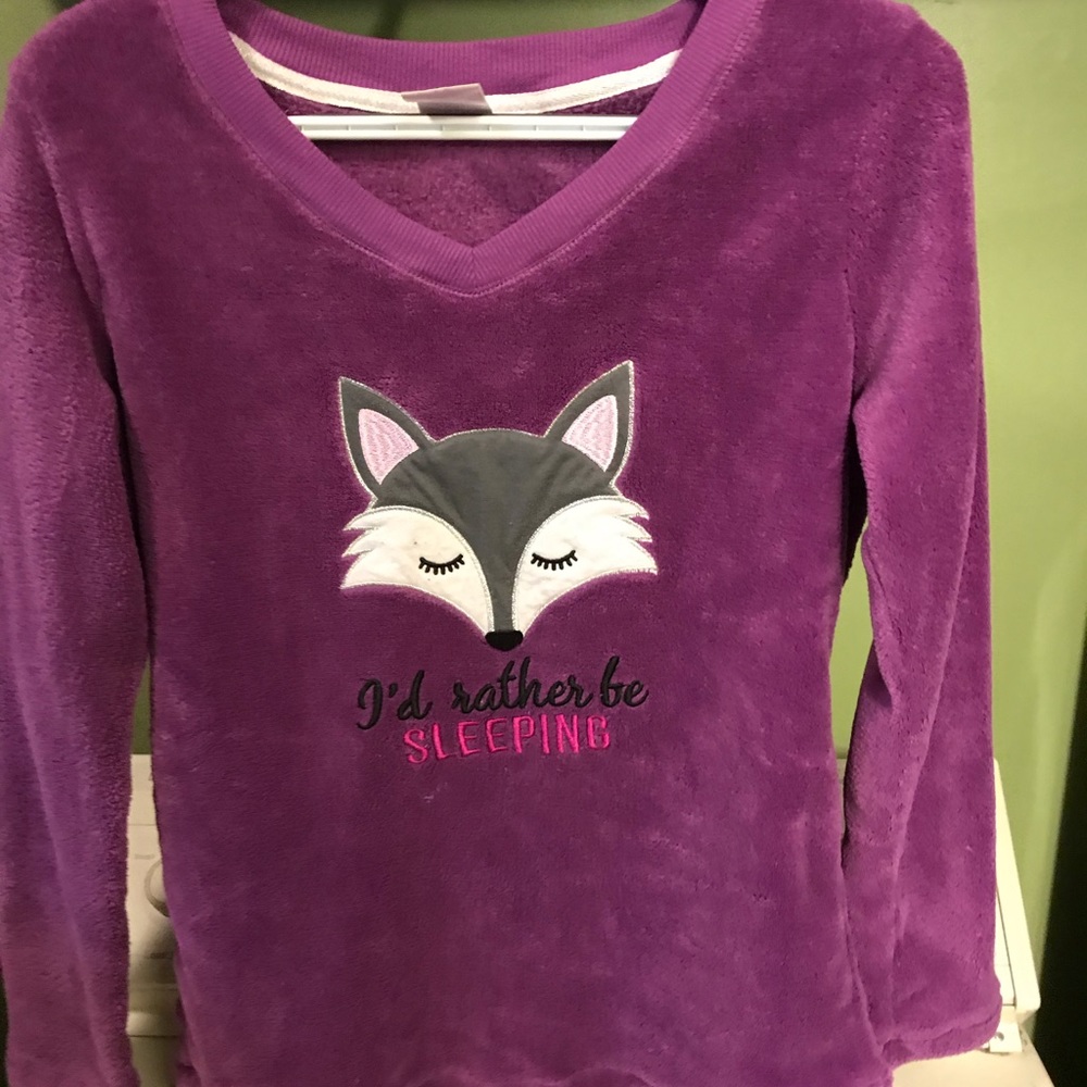 Women’s fleece pj top - Picture 1 of 2